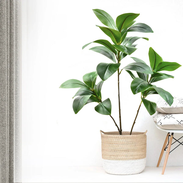 Realistic Faux Fig Branches With Leaves Indoor Outdoor Decor
