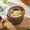 Handmade Coconut Shell Bowl And Spoon Set For Natural Kitchen Serving