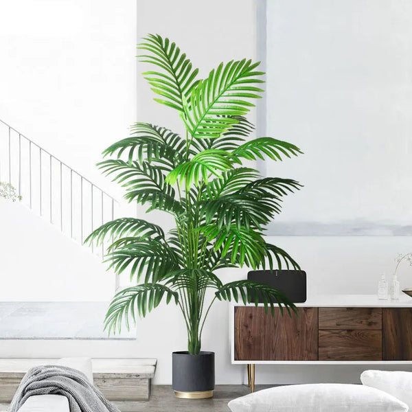 Artificial Faux Palm Tree Indoor Outdoor Tropical Garden Decor