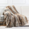 Luxury Mink Faux Fur Throw Blanket Soft Warm Cozy Living Room Decor