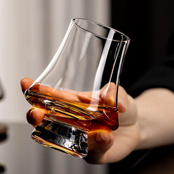 Whiskey Glasses 4 Piece Set Premium Crystal Glass Elegant Tasting