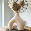 Premium Oblong Vase 2 Piece Set Elegant Modern Home Decor Accent