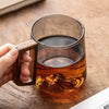 Crystal Summit Mountain Peak Heat Resistant Glass Mug For Coffee And Tea