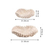 Organic Faux Travertine Sculptural Centerpiece For Modern Home Decor