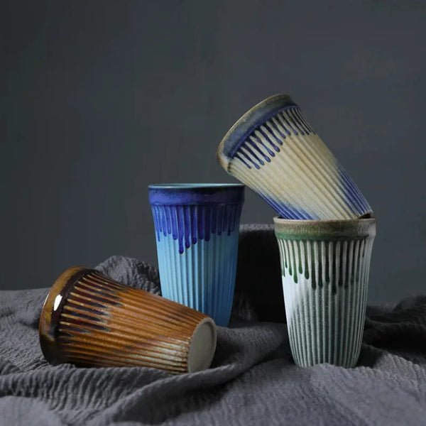 Drip Glaze Ceramic Coffee Cup