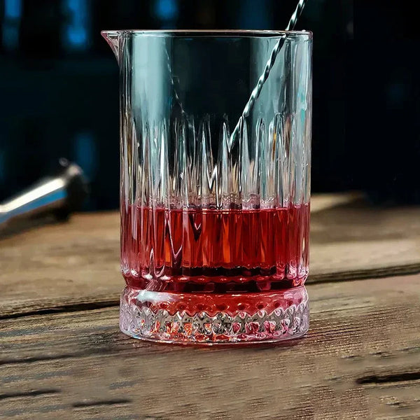 Premium Crystal Cocktail Mixing Glass For Home Bar Set