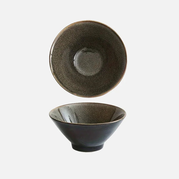 Ember Glaze Ceramic Noodle Bowl