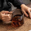 Crystal Summit Mountain Peak Heat Resistant Glass Mug For Coffee And Tea