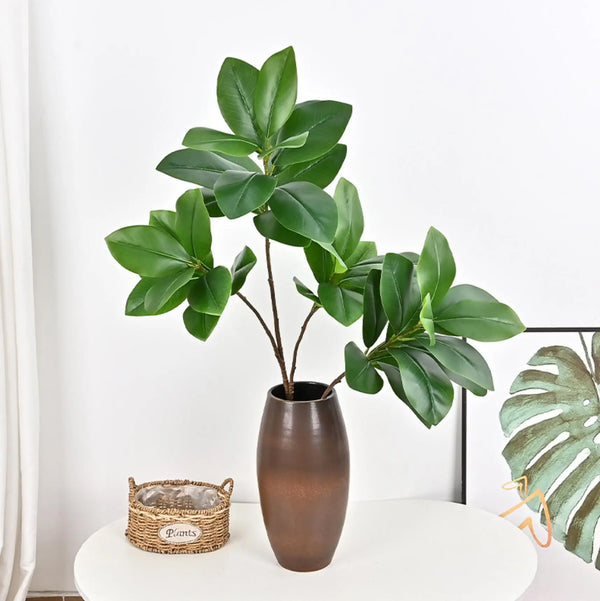 Realistic Faux Fig Branches With Leaves Indoor Outdoor Decor