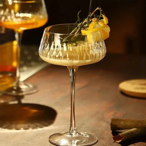 Premium Elegant 2 Piece Champagne Cocktail Glass Set