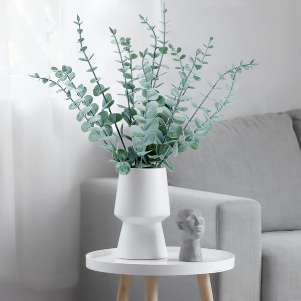 Realistic Faux Eucalyptus Stems For Home Decor And Centerpieces