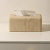 Luxury Faux Travertine Tissue Holder For Contemporary Home Design