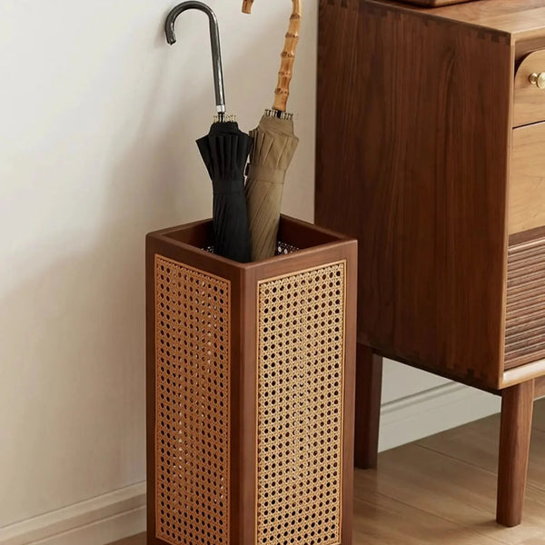 Modern Boho Umbrella Stand Entryway Decor Artistic Home Accent Organizer