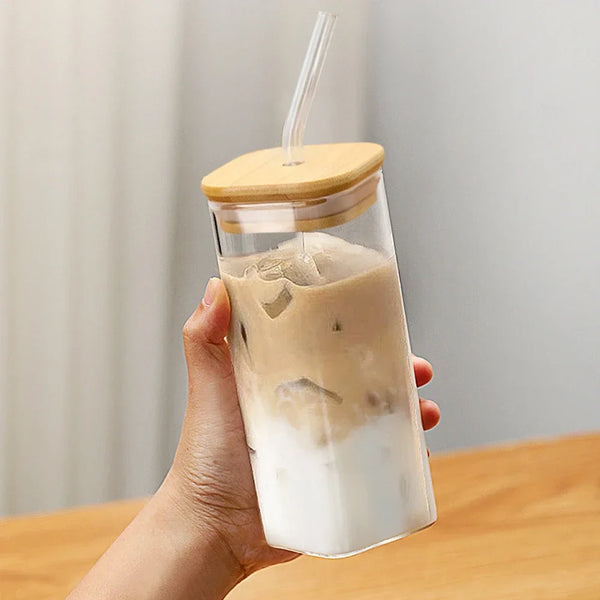Modern Square Reusable Travel Cup For Coffee Tea And Smoothies