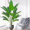 Lifelike Faux Banana Plant For Indoor Outdoor Tropical Home Decor