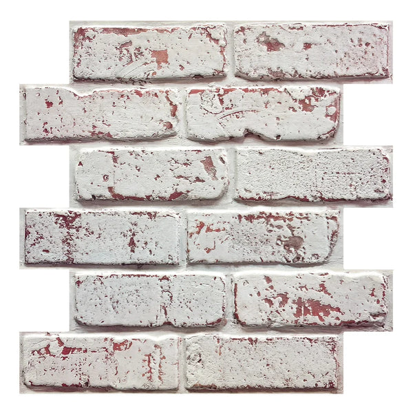Peel And Stick Faux Brick Wall Panels 3D PVC Waterproof Decor Tiles