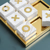 Premium Marble Tic Tac Toe Board For Home Decor And Gameplay