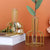 Gold Wire Cage Vase Home Decor Centerpiece Elegant Luxury Metal Flower Holder