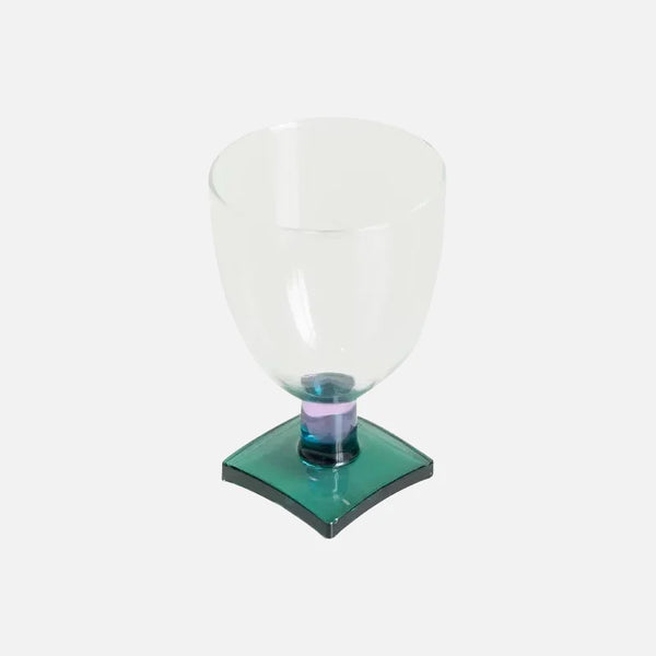 Charmed Colorblock Glass Goblet