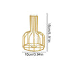 Gold Wire Cage Vase Home Decor Centerpiece Elegant Luxury Metal Flower Holder