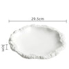 Paleo Ceramic Dinner Plate Rustic Farmhouse Kitchen Serving Dish
