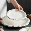 Paleo Ceramic Dinner Plate Rustic Farmhouse Kitchen Serving Dish
