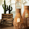 Indoor Outdoor Flameless Candlestick Floor Lantern With Flickering Led