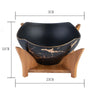 Premium Marble Salad Bowl Elegant Serving Dish For Home Kitchen