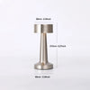 Vintage Metallic Table Lamp Industrial Style Sleek Desk Light For Bedroom Decor