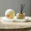 3 Piece Natural Marble Aromatherapy Set Calming Home Decor