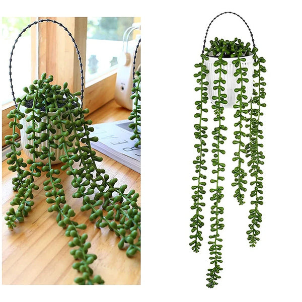Artificial Faux Succulent Ivy Vines For Indoor Home And Office Decor