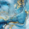 Elegant Blue Marble Canvas Wall Art For Modern Home Decor