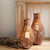 Indoor Outdoor Flameless Candlestick Floor Lantern With Flickering Led