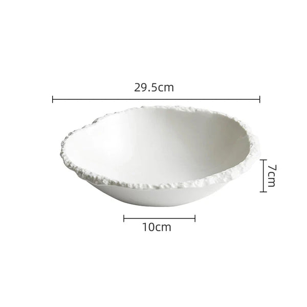 Luxury Ceramic Paleo Serving Bowl For Ancestral Health And Rustic Dining