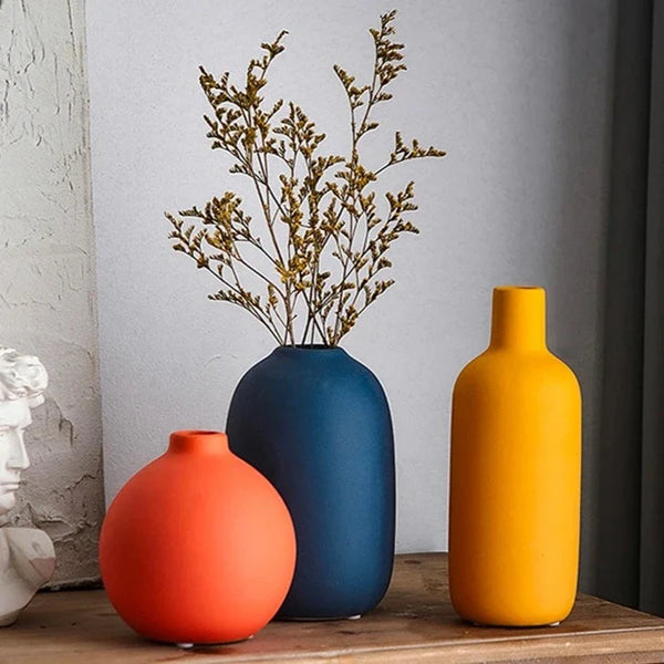 Artisan Scandinavian Ceramic Vase Premium Home Decor