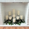 Battery Operated Flameless Candles Realistic Melted Wax Drip Led Decor
