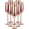 Premium Stainless Steel 8 Piece Glassware Set For Home Bar And Kitchen