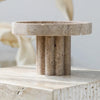 Luxury Faux Travertine Decorative Stands For Modern Home Decor