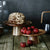 Rustic Natural Wood Food Stand For Kitchen Dining Serving Tabletop