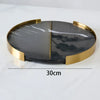 Premium Natural Marble Serving Tray For Home Decor Vanity Organization