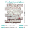 Peel And Stick Faux Brick Wall Panels 3D PVC Waterproof Decor Tiles