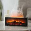 Fireplace Aroma Diffuser Humidifier With Flame Effect And Remote Control