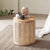 Woodland Haven Storage Wooden Side Table Elegant Design