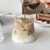 Sculpted Modern Crystal Drinking Glasses For Coffee And Whiskey