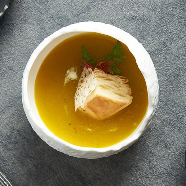 Sculptural Ceramic Serving Bowl For Modern Dessert Table And Home Decor