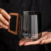 Crystal Summit Mountain Peak Heat Resistant Glass Mug For Coffee And Tea