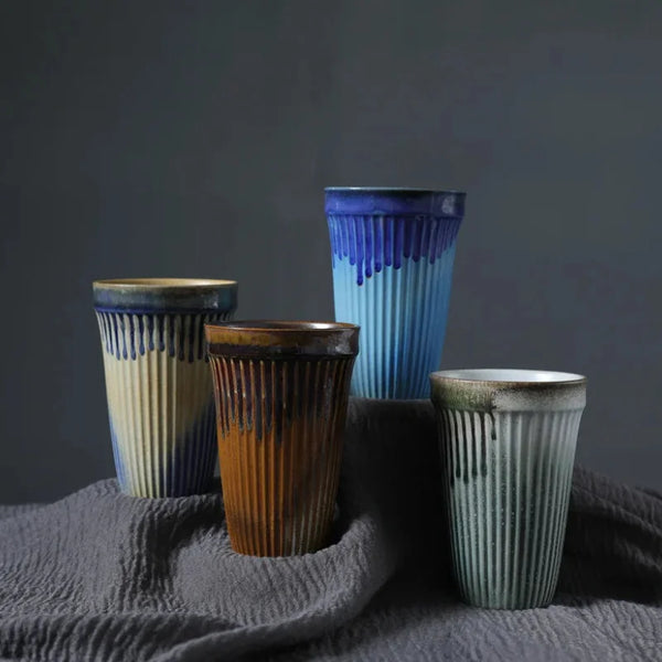 Drip Glaze Ceramic Coffee Cup