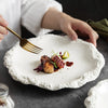 Paleo Ceramic Dinner Plate Rustic Farmhouse Kitchen Serving Dish