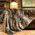 Luxury Mink Faux Fur Throw Blanket Soft Warm Cozy Living Room Decor