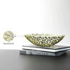 Exquisite Metal Coral Decorative Trinket Bowl For Home